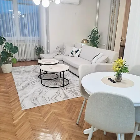 公寓 Luxury Two-bedroom - Private Parking 斯科普里